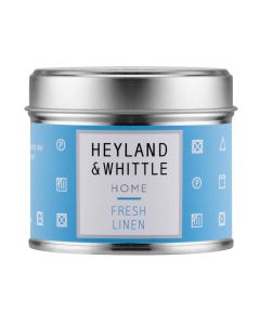 Heyland And Whittle Candle In A Tin Linen