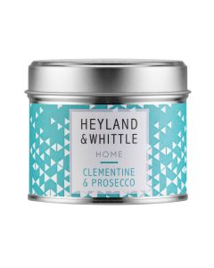 Heyland And Whittle Candle In A Tin Clementine & Prosecco