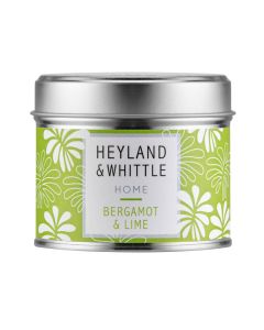 Heyland And Whittle Candle In A Tin Bergamot & Lime