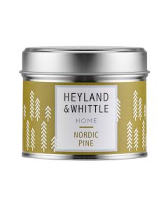 Heyland And Whittle Candle In a Tin Nordic Pine