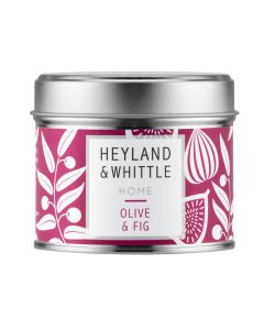 Heyland And Whittle Candle In a Tin Olive & Fig